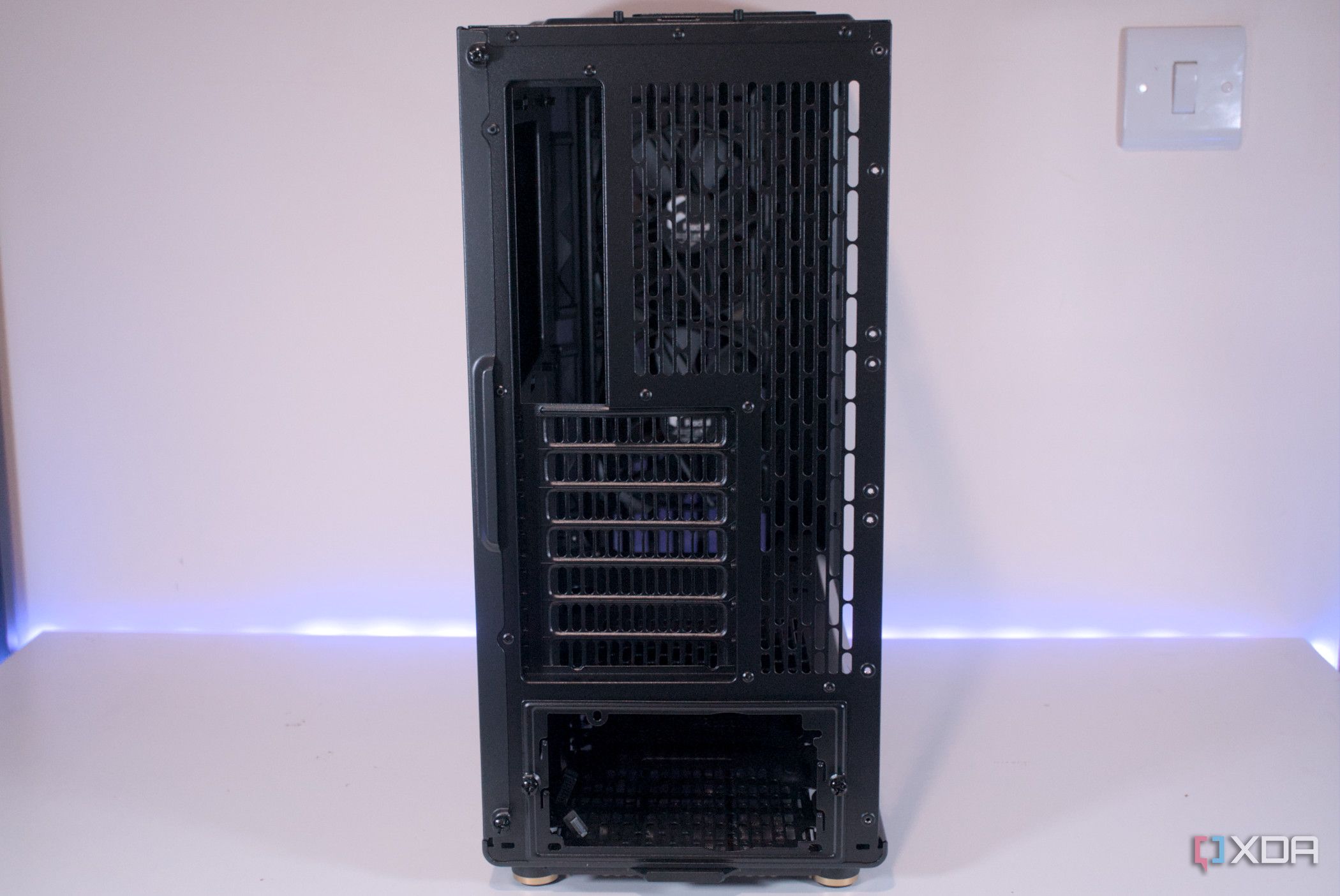 Rear of the Fractal Design North