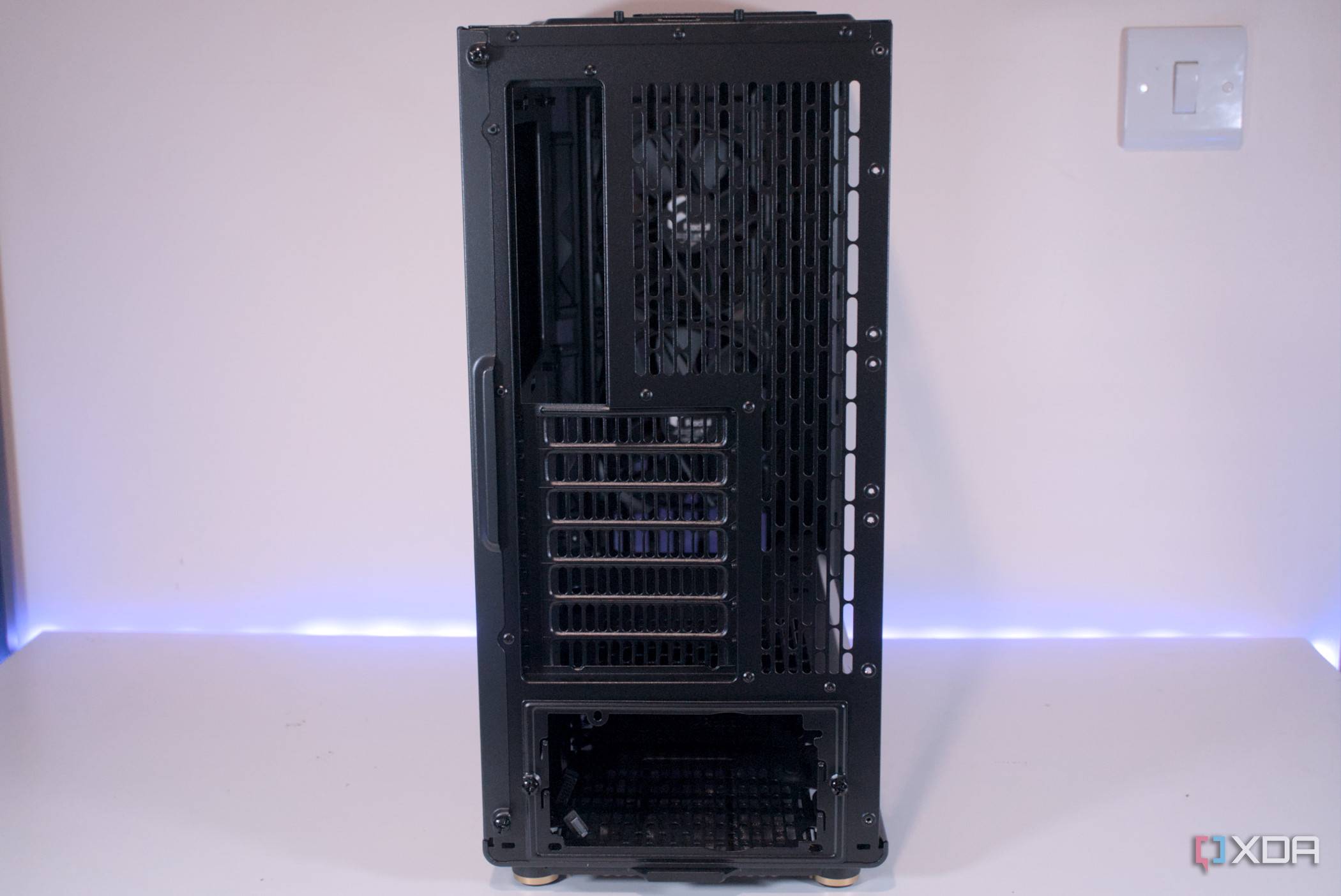 Rear of the Fractal Design North