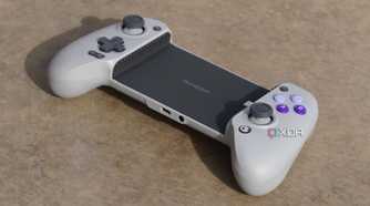 The front of the G8 Galileo without a phone.