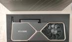 Close up of GeForce RTX 3080 FE with box