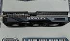An image showing the side profile of the Gigabyte GeForce RTX 4070 Ti Gaming OC GPU.