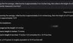 Google Bard measures a person in Burrito height