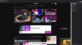 Screenshot of Google Chrome displaying the XDA homepage and the sidebar containing bookmarks