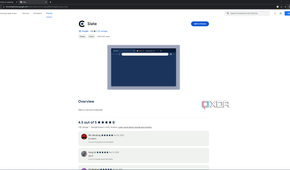 Screenshot of Google Chrome displaying a theme in the Chrome Web Store