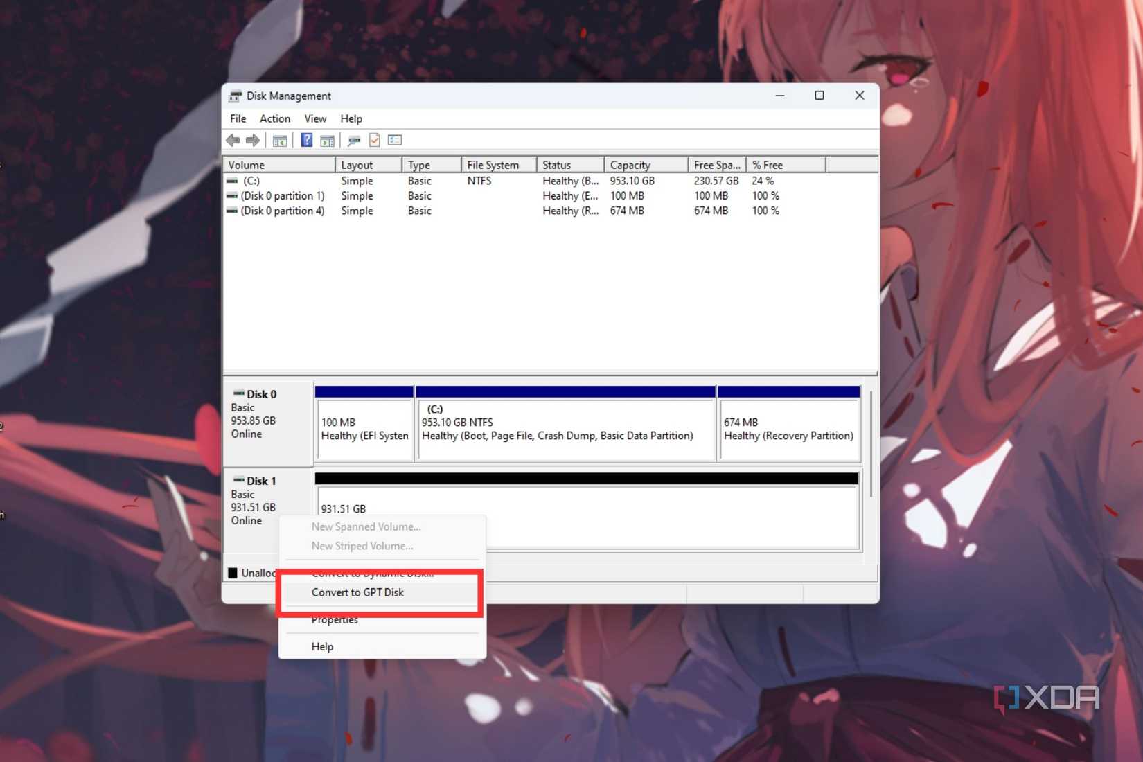 Option Disk How to convert SSD from MBR to GPT: A step-by-step guide