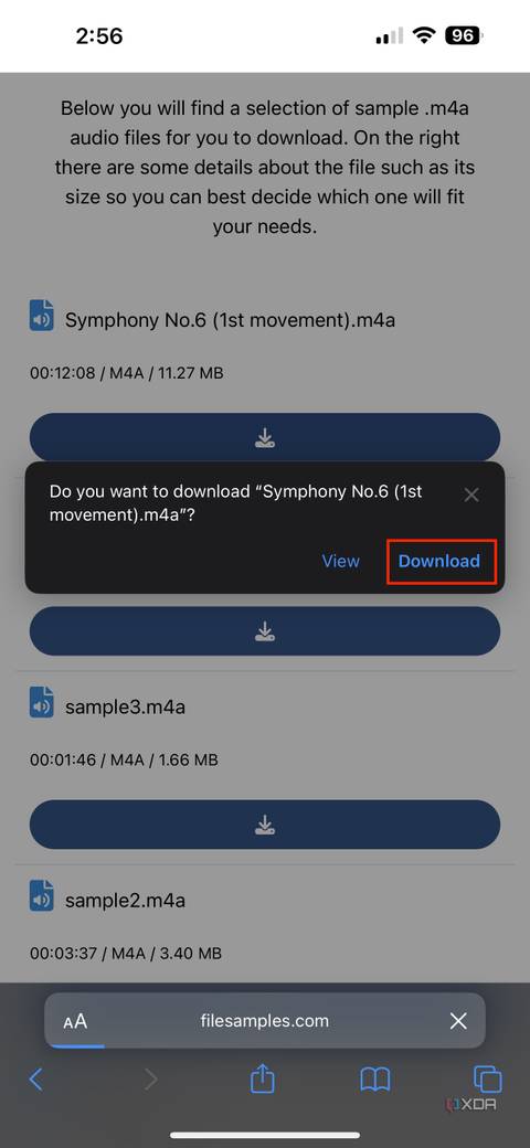 How to save a file on an iPhone or iPad