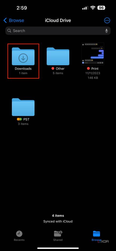 How to save a file on an iPhone or iPad