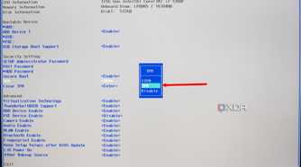Screenshot of a HUawei BIOS showing TPM is enabled