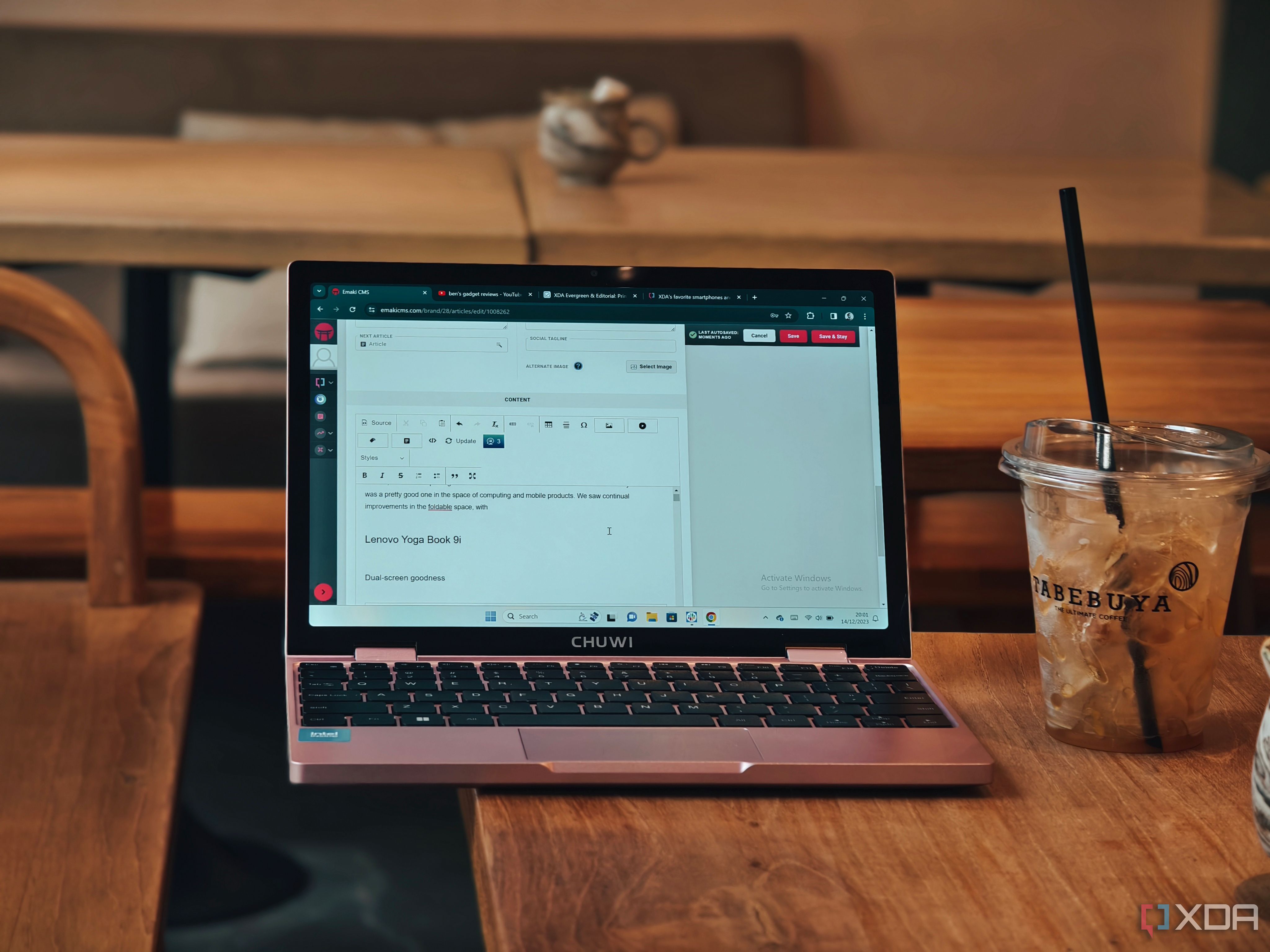 Chuwi MiniBook X review: Small, inexpensive laptop with one niche