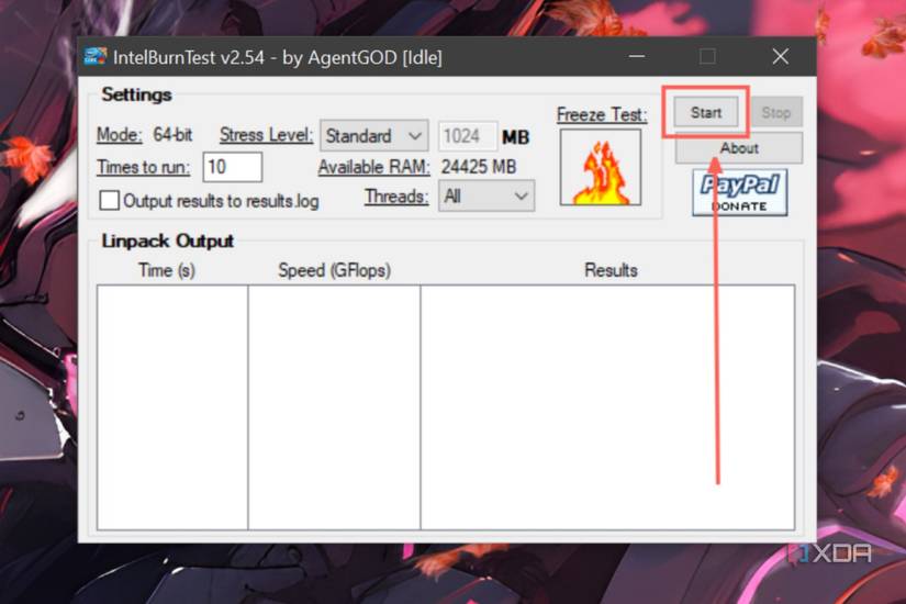 How to perform a CPU stress test