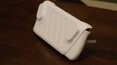 A side view of the Jsaux Modcase with the kickstand.