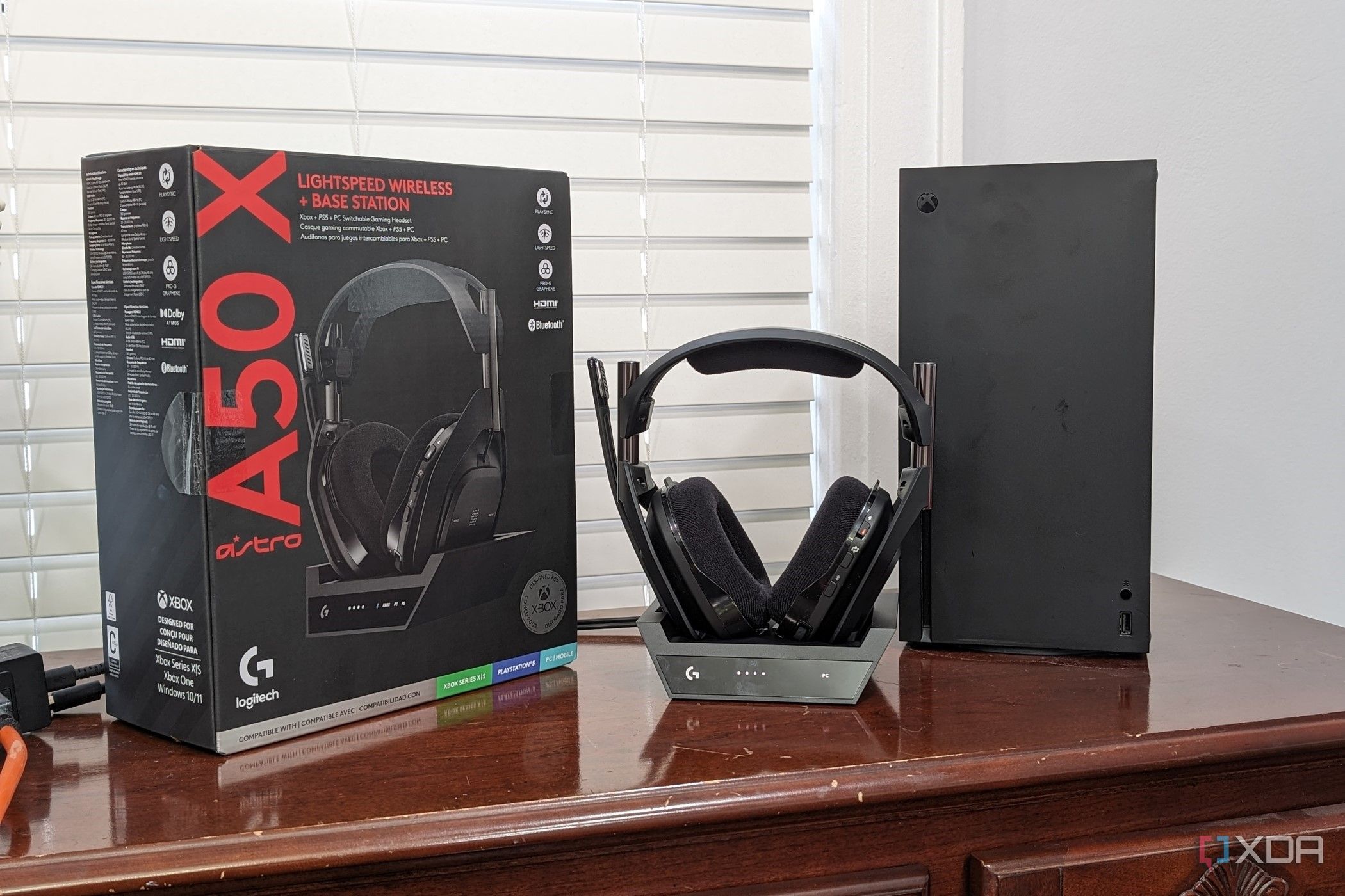 新品同様 ロジクールG ASTRO A50 X LIGHTSPEED ロジクールG Astro A50 Xワイヤレス ゲーミング ヘッドセット +