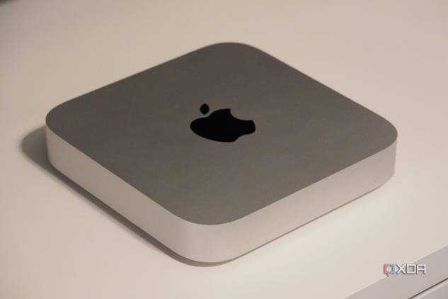 The top and front of the Mac mini (2023).