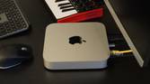A side view of the Mac Mini.