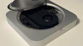 The internals of a Mac Mini.