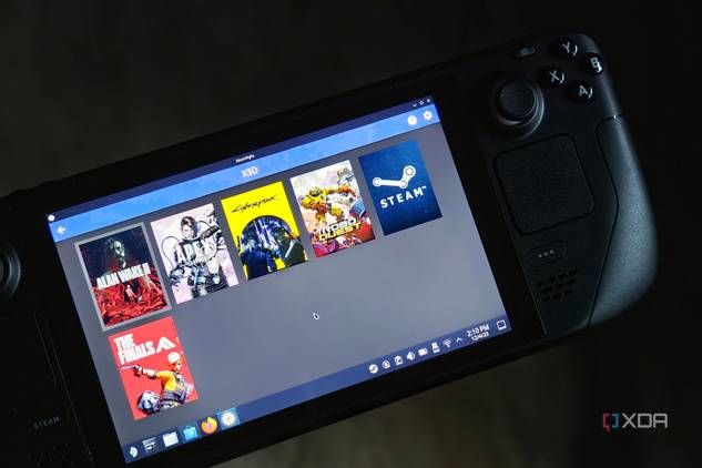 An image showing the Moonlight app running on the Steam Deck.