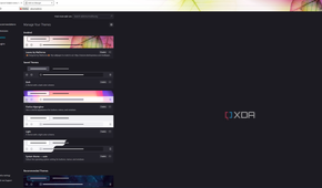Screenshot of themes in Mozilla Firefox