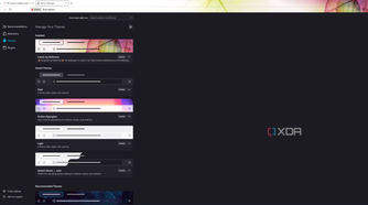 Screenshot of themes in Mozilla Firefox