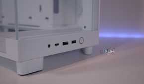 NZXT H6 Flow RGB front I/O