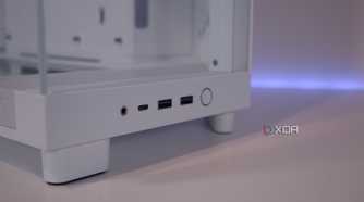 NZXT H6 Flow RGB front I/O