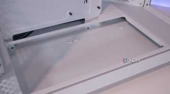 NZXT H6 Flow RGB bottom fan mounts