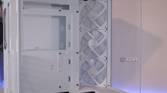 Behind the front-facing NZXT H6 Flow RGB fans