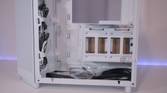 Behind the NZXT H6 Flow RGB's motherboard tray