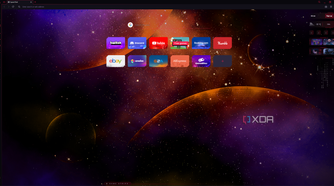 Screenshot of the Opera GX homepage