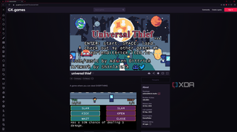Screenshot of a game built into Opera GX