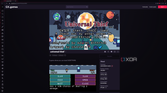 Screenshot of a game built into Opera GX