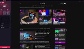 Screenshot of Opera GX displaying the XDA homepage with the GX Cleaner sidebar showing options for cleaning user data