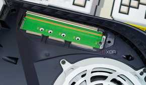 An image showing a PS5 m.2 slot without any cover.