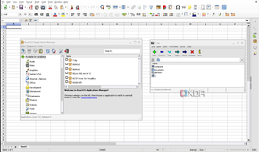 ReactOS Application Manager with LibreOffice Calc and 7-Zip