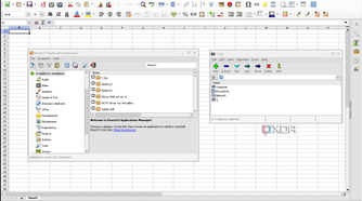 ReactOS Application Manager with LibreOffice Calc and 7-Zip