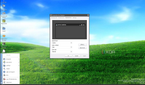 ReactOS desktop with the Lautus theme