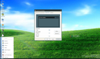 ReactOS desktop with the Lunar theme
