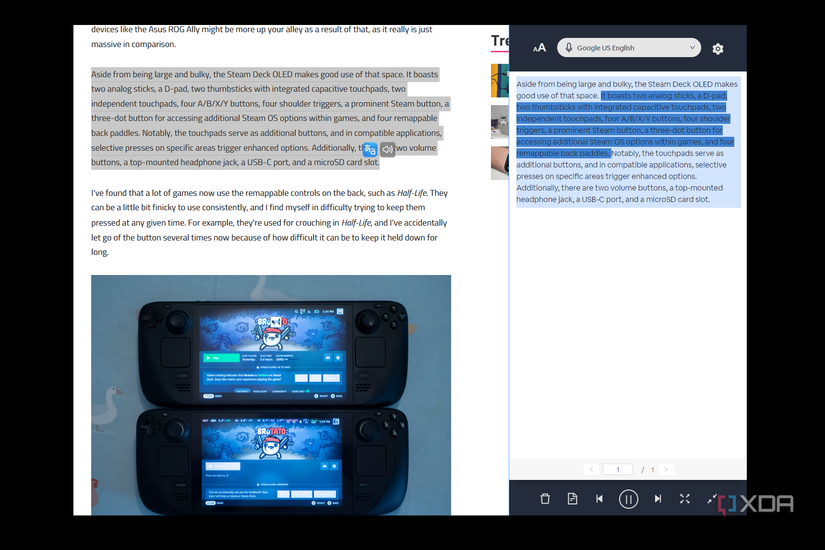 Readme extension in action