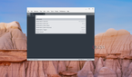 A screenshot of the Subline text editor running on ChromeOS but with some options for bookmarks, and other toggles