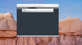 A screenshot of the Snippet feature open in the Sublime text editor in ChromeOS with empty text and a blank page