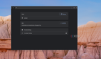 A sreenshot of the splash and launch screen for the penguin terminal lancher on ChromeOS