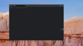 A screenshot of an empty terminal window on ChromeOS with the command for getting ready to launch GIT
