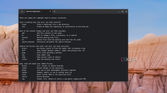 A screenshot of Git running on ChromeOS explaining the most common Git commands