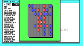 Screenshot of Reversi in Windows 2.0