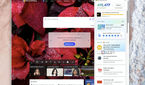A screenshot of the Microsoft Rewards flyout menu in Bing showing points earned and some activities