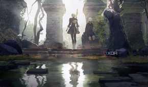 A screenshot of a desktop with a wallpaper from Wallpaper Engine