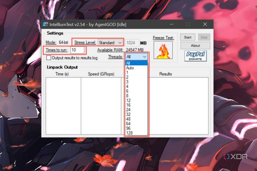 How to perform a CPU stress test