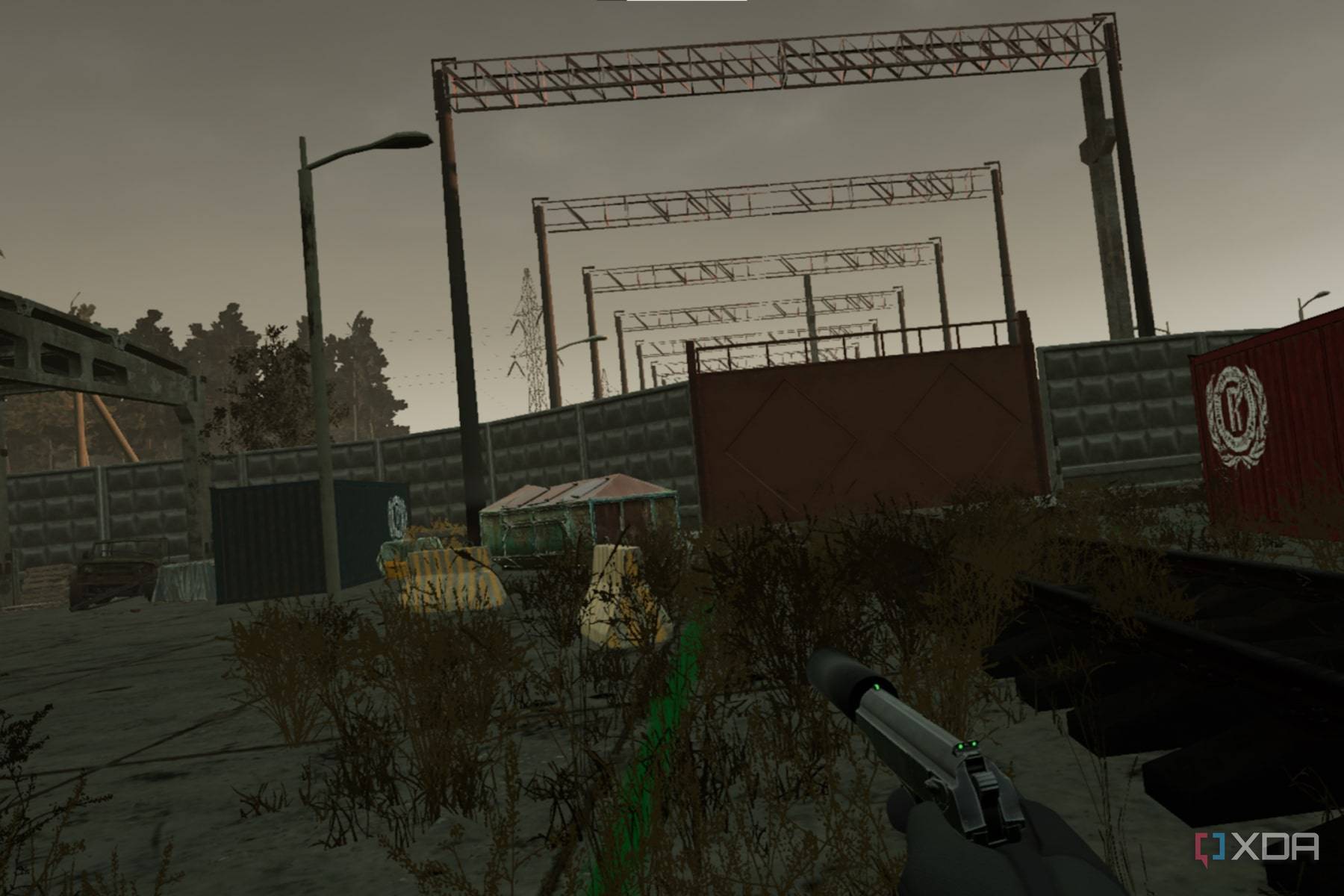 A screenshot of Into the Radius running on the Meta Quest 2