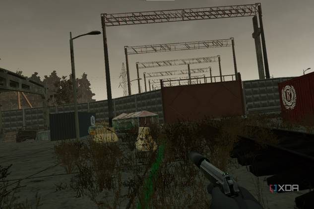 A screenshot of Into the Radius running on the Meta Quest 2