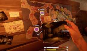 An in-game screenshot of The Walking Dead: Saints & Sinners running on the Meta Quest 2
