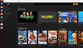 A screenshot of a Plex server running on Ubuntu on the Raspberry Pi 5